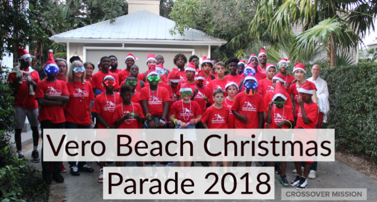 Crossover at the 2018 Vero Beach Christmas Parade